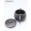 Handmade Relief Lotus Dragon Purple Clay Teapot Kung Fu Tea Set