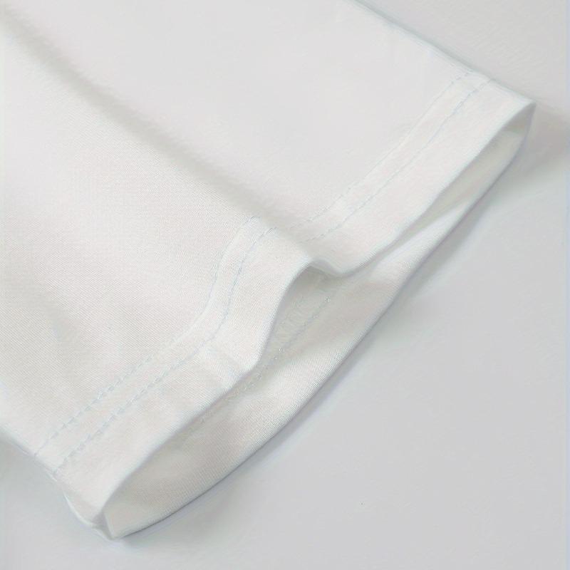 Lässiges einfarbiges Kurzarmshirt, vielseitig und langlebig, für Wochenendbesorgungen