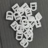 40X Truck Plastic Fasteners Clip Car Curtains Straight Pulley Buckle Rings Rivet Plastic Buckle for Car Curtains Fastener Clip