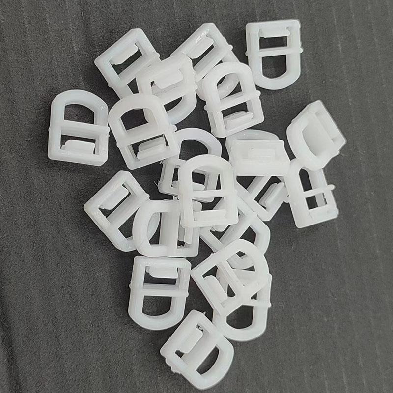 40X Truck Plastic Fasteners Clip Car Curtains Straight Pulley Buckle Rings Rivet Plastic Buckle for Car Curtains Fastener Clip