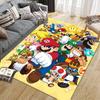 Super Mario Classic Poster Area Rug, Mario Fan Soft Carpet, Perfect Gift.chl