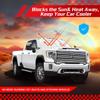 ARISMOTOR Windshield Sun Shade For GMC Sierra 1500 2500 3500 (SLT AT4 Denali) -2025 2026,  Fit Foldable Front Window Sunshade Sun Visor Protector,