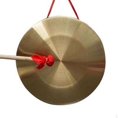 Gong Instrument Metal Hand Early Learning Brass with Mallet Chinese Traditional for
