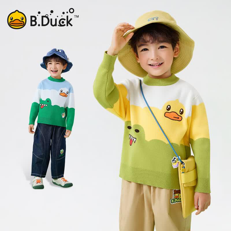 B.Duck Boys' Casual Knit Sweater