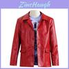 Fight Club Knight Leather Jacket Costume For Cosplay And Halloween Events