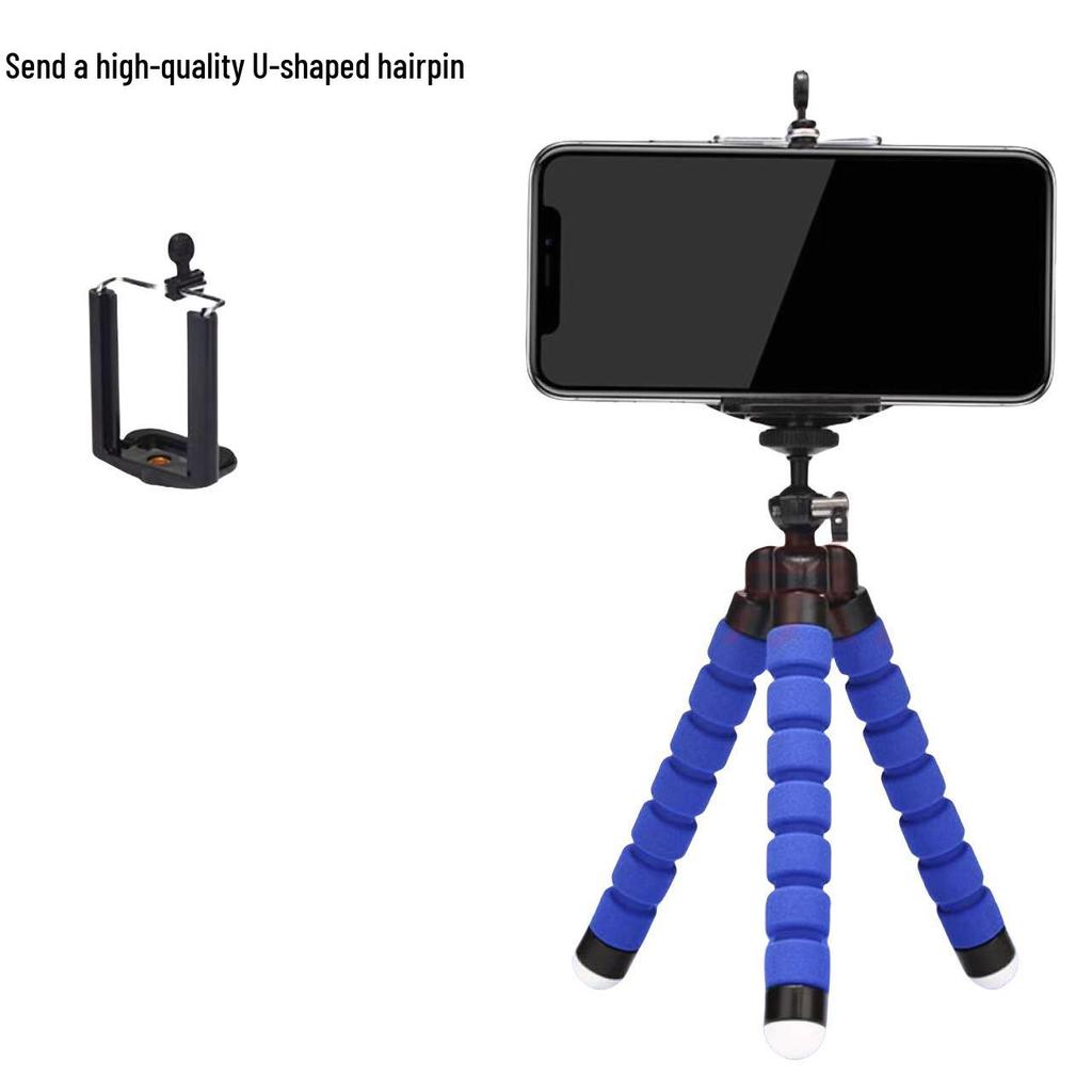 Octopus Mobile Phone Stand: Multi-Function Selfie, Live Photo Mini Tripod