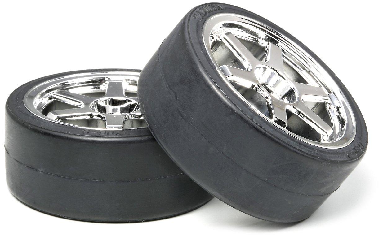 

6-Spoke Wheels w/drift tires (2) 26mm