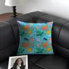 Marine Life Fashion Cushion Cover Natural Linen Organic Fabric Double-Sided Printing Sofa Home Decor Gift Pillow Case