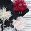 Fairy Beauty Multi-layer Pearl Feather Flower Patches DIY Hairpin Hair Accessories Corsage Applique Sweater Coat Accessories