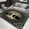 1pc 24568523770 Pattern Carpet, Area Rug For Living Room Bedroom Room Bed Chair Laundry Entryway Corridor Yard Non-slip Outdoor Camping Rug