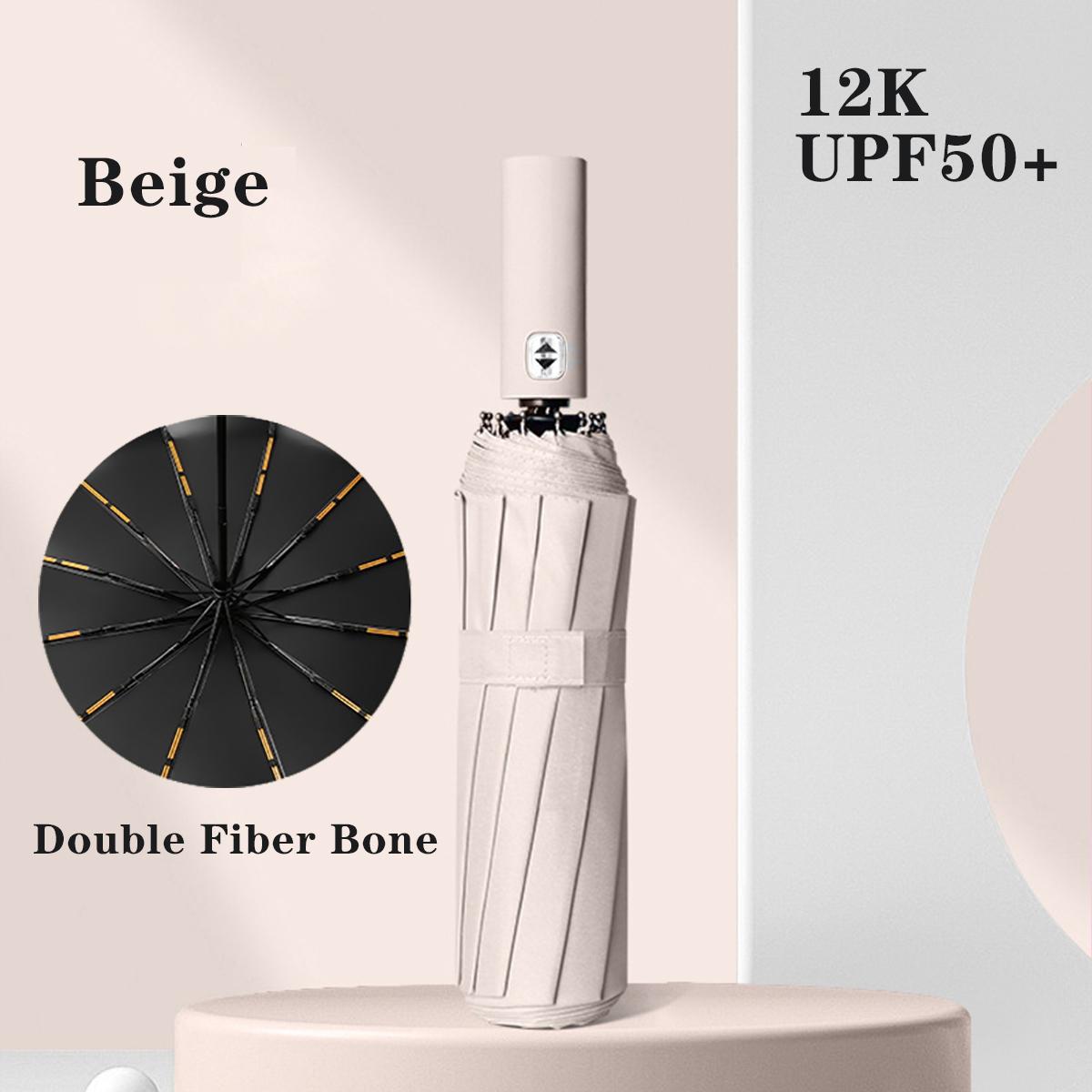 

Большой складной прочный зонт с 24 костями, женский зонт от солнца и дождя, зонт двойного назначения, черный клей, солнцезащитный зонт, солнцезащитный зонт