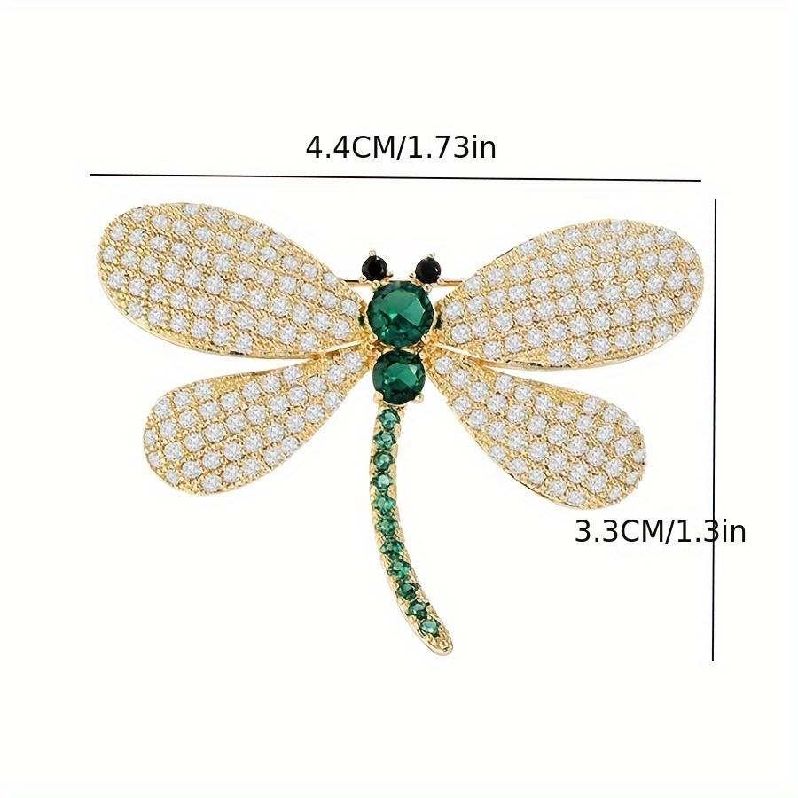 Adorable Dragonfly Brooch Pin Insect Hairpin Autumn and Winter Sweater Jacket Accessory