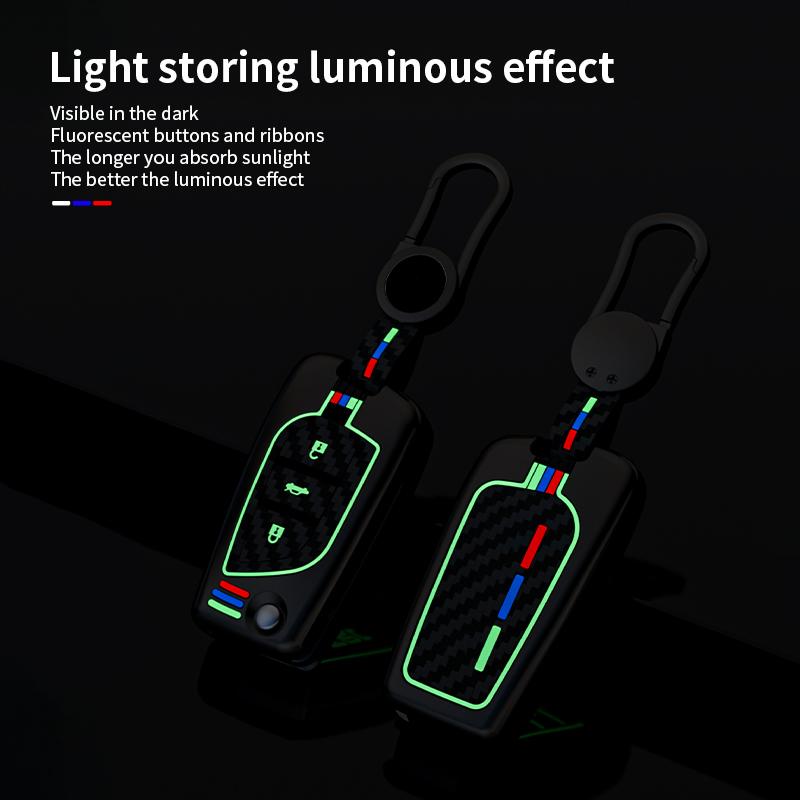 Obudowa kluczyka do samochodu ze stopu cynku pełna pokrywa dla Toyota Auris Corolla Reiz Avensis Verso Yaris Aygo Rav4 Scion TC IM 2015