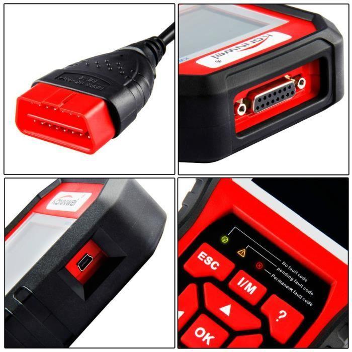 KONNWEI KW850 OBD2 EOBD Panne de voiture Diagnostic Scanner multi-langues Auto Diagnostic Scanner