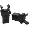 2PCS Car Sunglasses Holder Catch Latch, Bin Touch Lid Clips Self Locking Switch Replacement, Trash Can Press Buckle Overhead Console Roof Clips