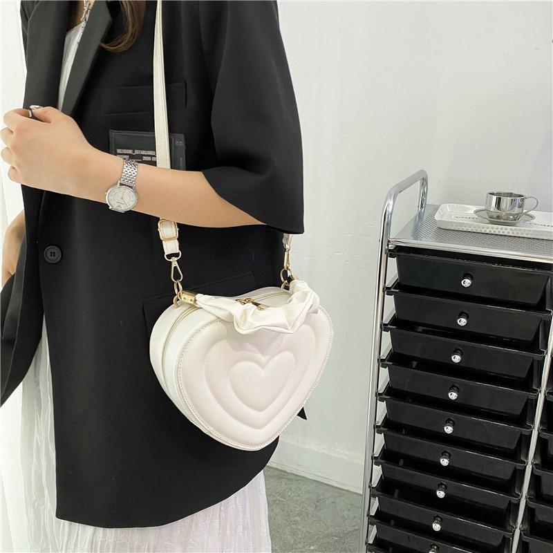 Damentasche Mode Umhängetasche neue einfache Mode Liebe Box Tasche tragbare Schulter Umhängetasche