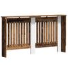 Radiator Cover Rustic Wood Style 152 x 19 x 81.5 cm Engineered Wood