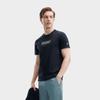 FILA Modern Heritage Fashion Casual Simple Knit Crew Neck Short Sleeve Nautical T-Shirt Men T-Shirts Legendary-Blue F11M421110FNV