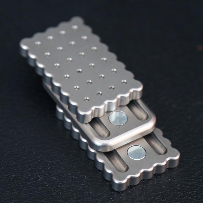 Fidget Slider Magnetic Push Slider Fidget Slider EDC Metal Stress Reliever Toys Fidget Toys Children Adult Gifts