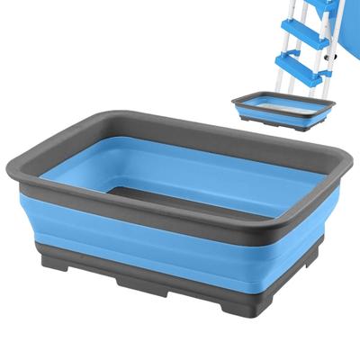Collapsible Pool Footbath Portable Foot Wash Basin Spa Swimming Pool Beach Camping Feet Wash Bucket Pet Bathing Tub