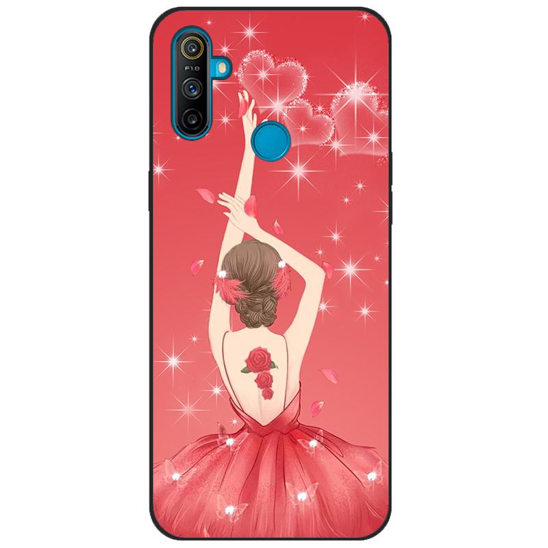 For Realme C3 Case Cover Soft Silicone TPU Patterned Back Cover For OPPO Realme C3 RMX2020 C 3 RealmeC3 Cartoon Phone Case Funda