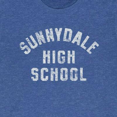 SUNNYDALE HIGH SCHOOL "Vintage Look" 50/50 Blend Gym T-Shirt - Buffy Vampire Unisex T-Shirt