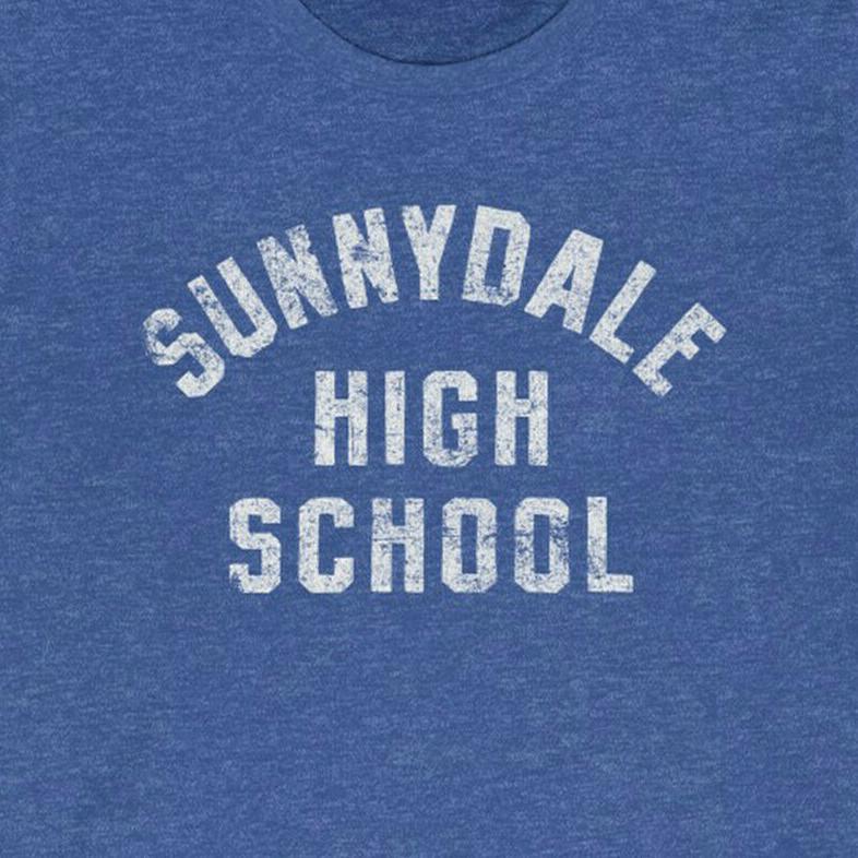 SUNNYDALE HIGH SCHOOL "Vintage Look" 50/50 Blend Gym T-Shirt - Buffy Vampire Unisex T-Shirt