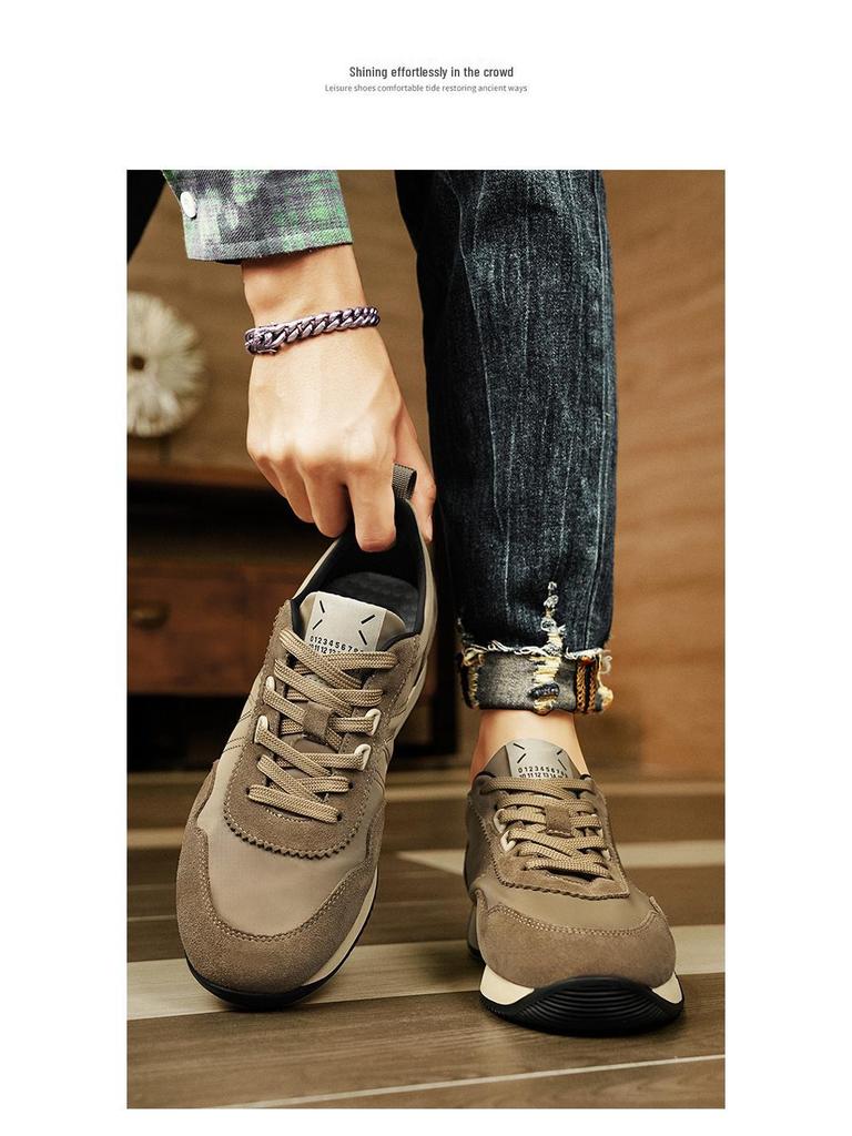 Forrest Gump 2025 Autumn Men's Canvas Shoes: Korean-Style, Low-Top, Outdoor Sports Fashion