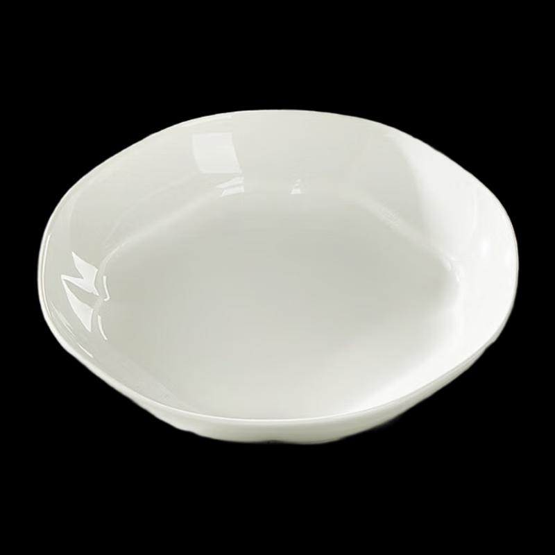 NHZHIW Chinese Style Deep Ceramic Serving Plates (Set of 2)