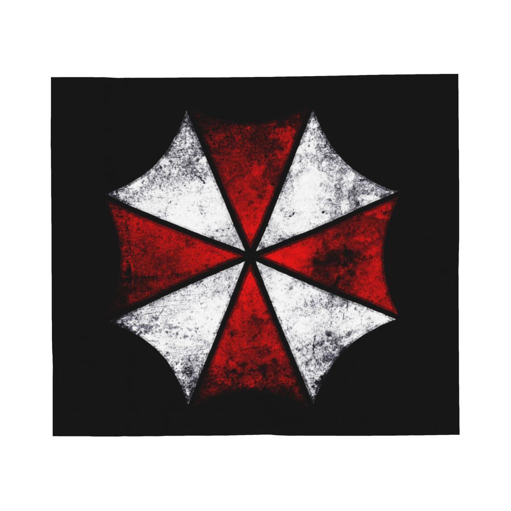 Umbrella Corporation Blanket Flannel Textile Decor Lightweight Thin Throw Blanket for Bedding Bedroom Bedding Throws