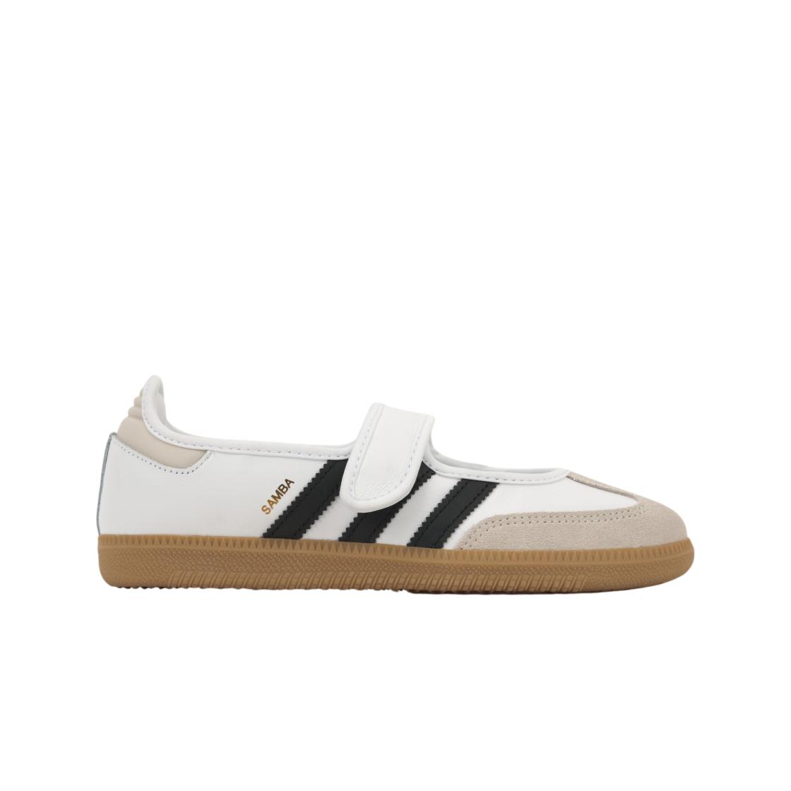 Adidas Samba Jane Balti Melni Gumijas