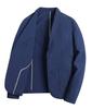 Men's Light Luxury Casual Blazer - Spring/Summer 2025, Thin Single-Breasted, Solid Color, Slightly Wrinkled Suit Jacket.