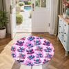 Stitch Round Office Rug Design for Decorate room Entryway Living Rooms Outdoor Antislip Round Carpet Anime Office Decor