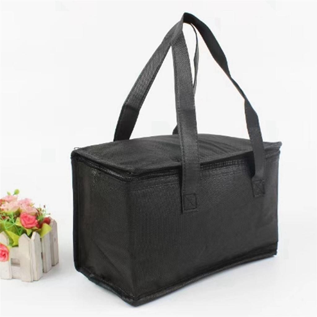 BAAU 6X Portable Lunch Insulated Bag, Cooler Bag, Beer Delivery Bag, Foldable Thermal Picnic Bag, Cold Food Warm-Keeping Bag
