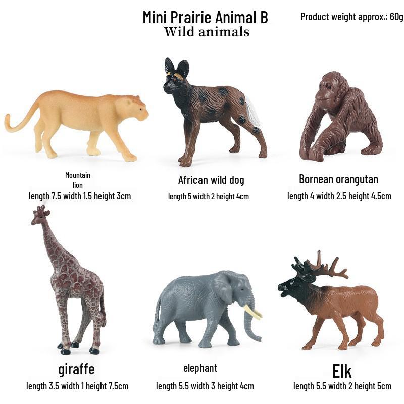 Mini Insect Model Set: Ant, Butterfly, Stag Beetle & Scorpion Toy for Kids