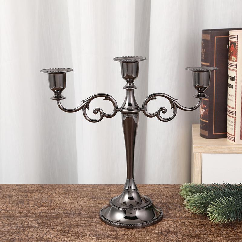 Elegant European Candlestick for Weddings, Candlelight Dinners, and Home Decor