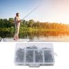 160pcs Barbed Fish Hook With Eye Metal Eyed Sea Fish Hook for Metal Fishing Tackle Rustproof Single Hook Enduring
