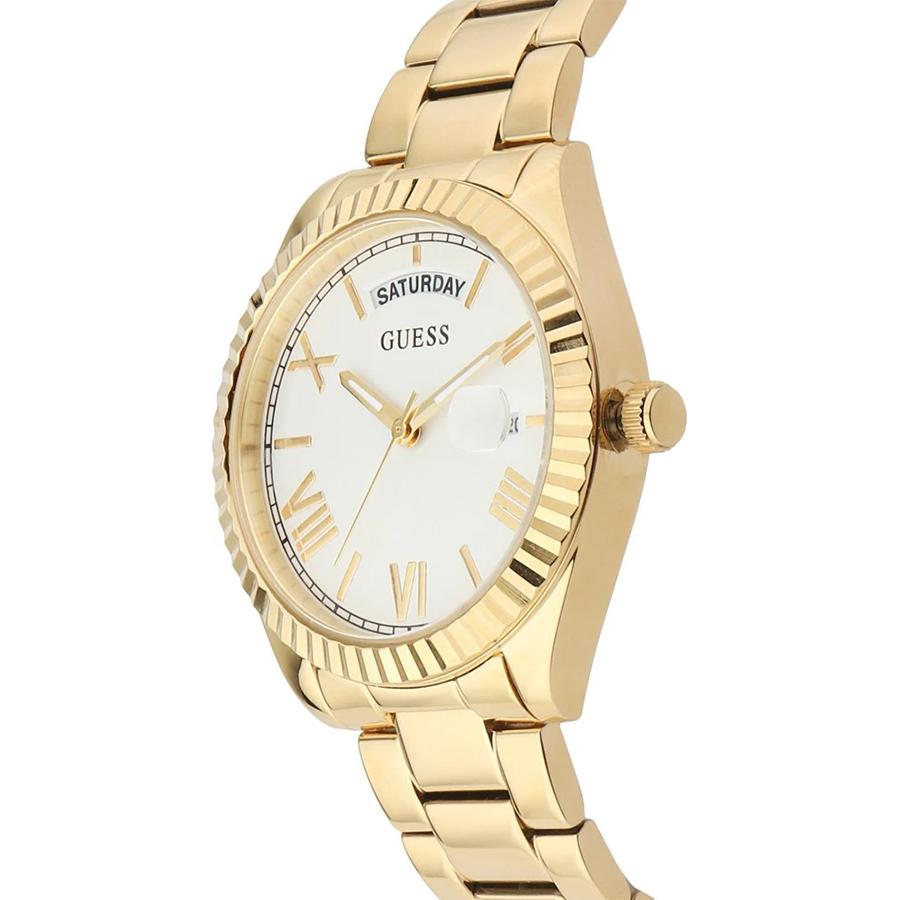Guess Gold Stainless Steel Strap Women's Quartz Watch with Date - GW0308L2