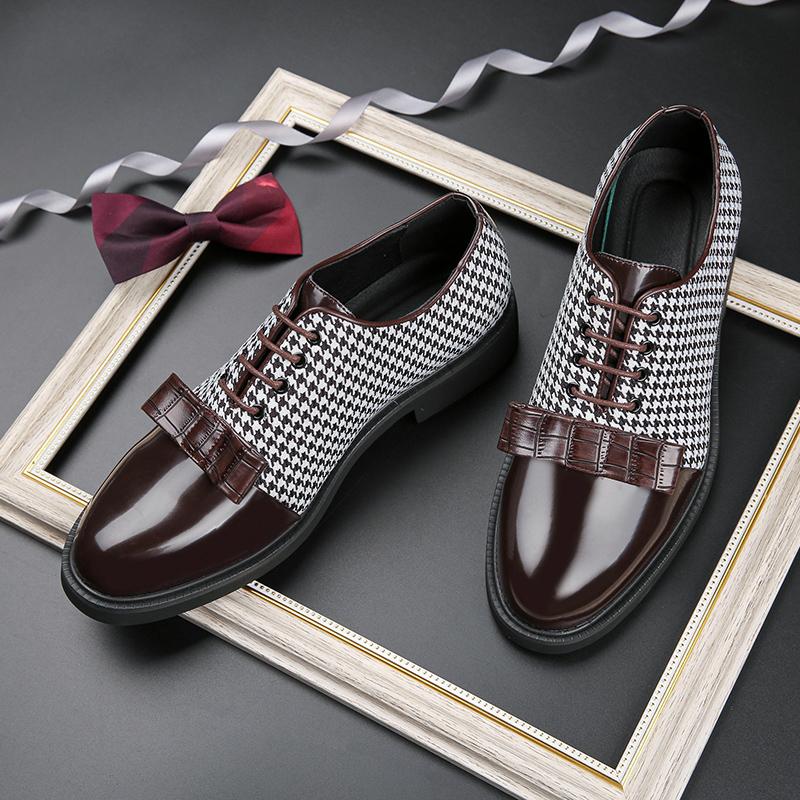 

Fashion Office Shoes For Men Casual Shoes Breathable Leather Loafers Comfortable Business Wedding Leather Shoes 43