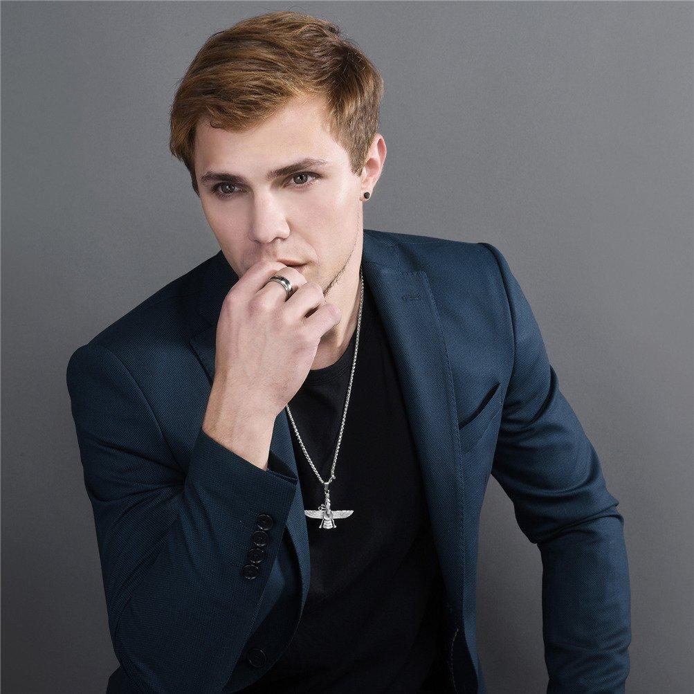 U7 Flowerful Flower Pendant Chain Zoroastrian Jewelry Symbol of Ahura Mazda Iranian Persian Gift Necklace Silver &