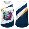 Outdoor Volleyball Sports Male Vest Fashion Quick Dry Training Tank Top Casual O-neck Sleeveless Shirts Man Summer Fitness Tees