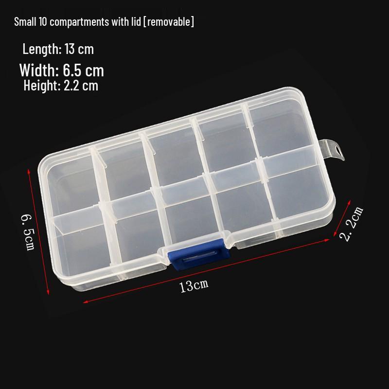 Multi-Size Transparent DIY Jewelry Storage Box Set