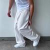 2026 Retro Y2k Street Fashion Simple Loose Sweatpants with Embroidered Pony, Versatile Casual Long Pants