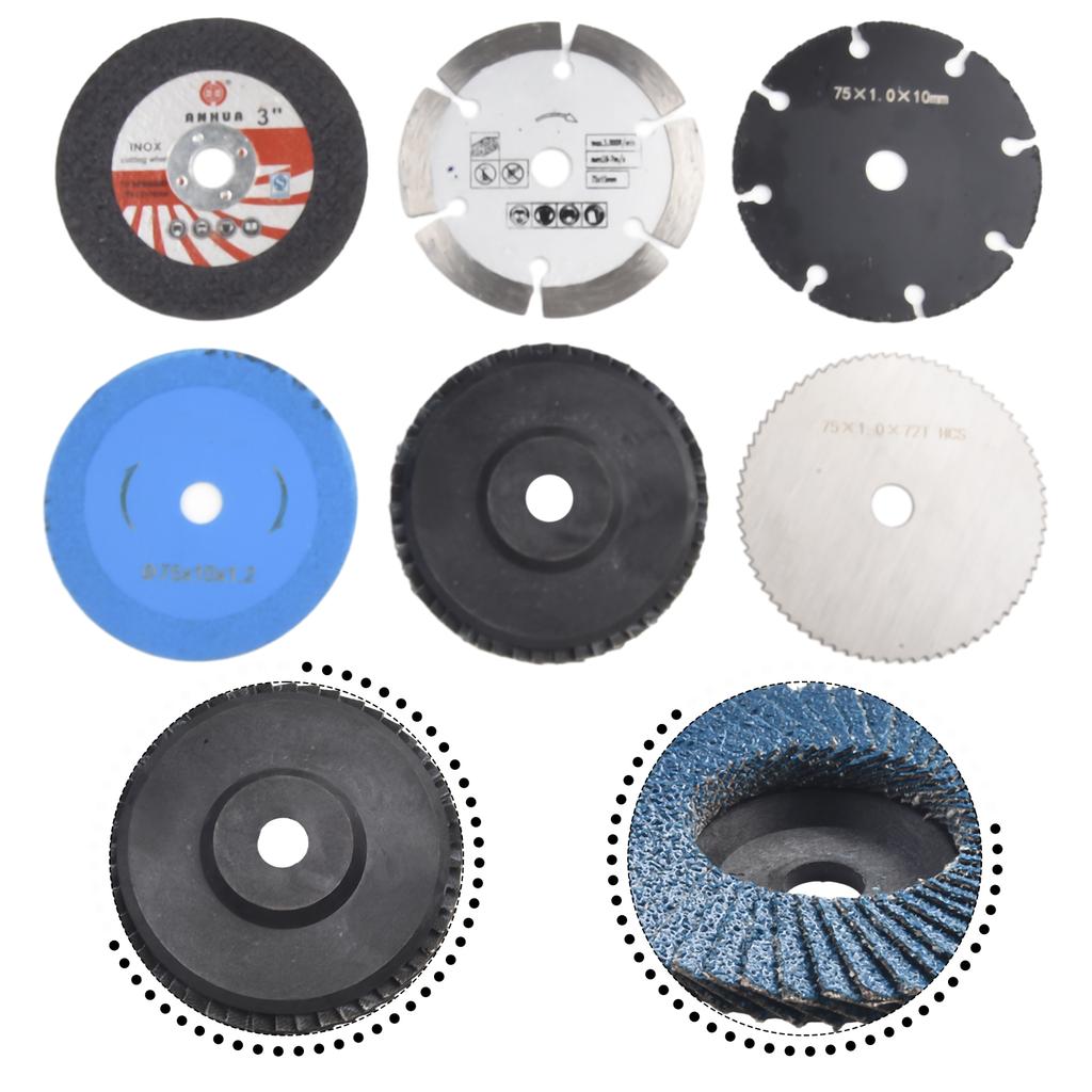 None Attachment Angle Grinder Steel Stone Sanding Disc HSS Saw Blade Metal 3 Inch 75mm Angle Grinder 75mm/3 Inch