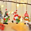 Weihnachten 2022 Weihnachtswichtel Holzanhänger Christbaumschmuck Weihnachtsdekoration für Zuhause Neujahr