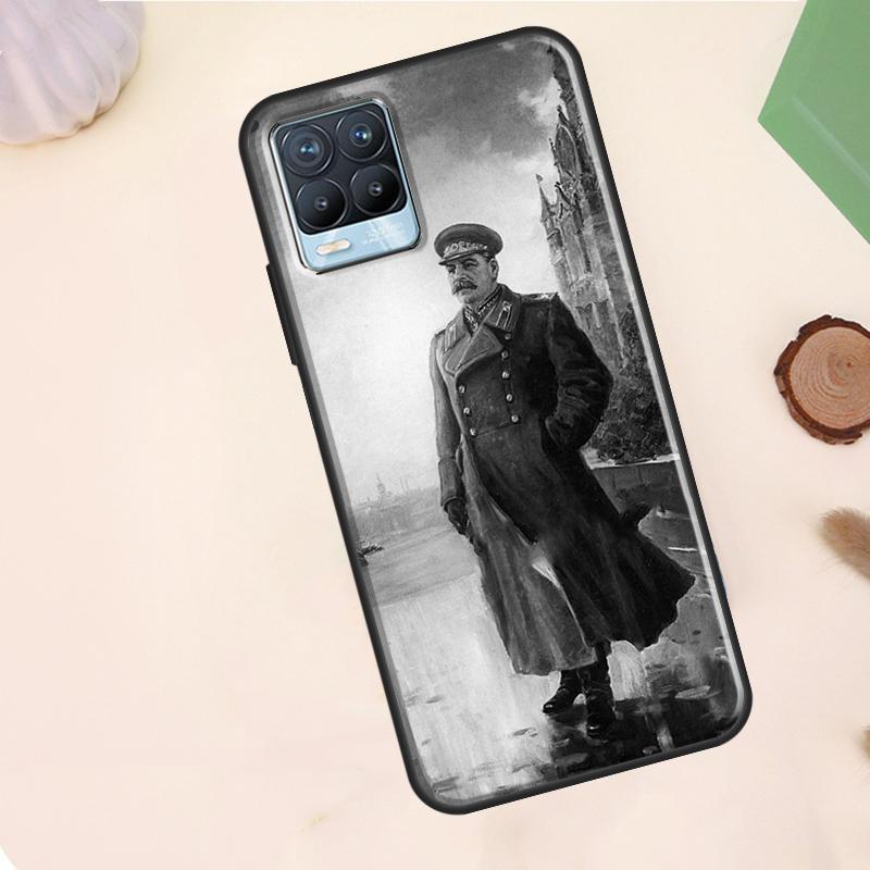 Russian Commander Stalin Case For Realme C75 C63 C61 C55 C51 C53 C35 C65 C67 C71 11 12 13 14 15 Pro Plus GT6 GT7 Pro