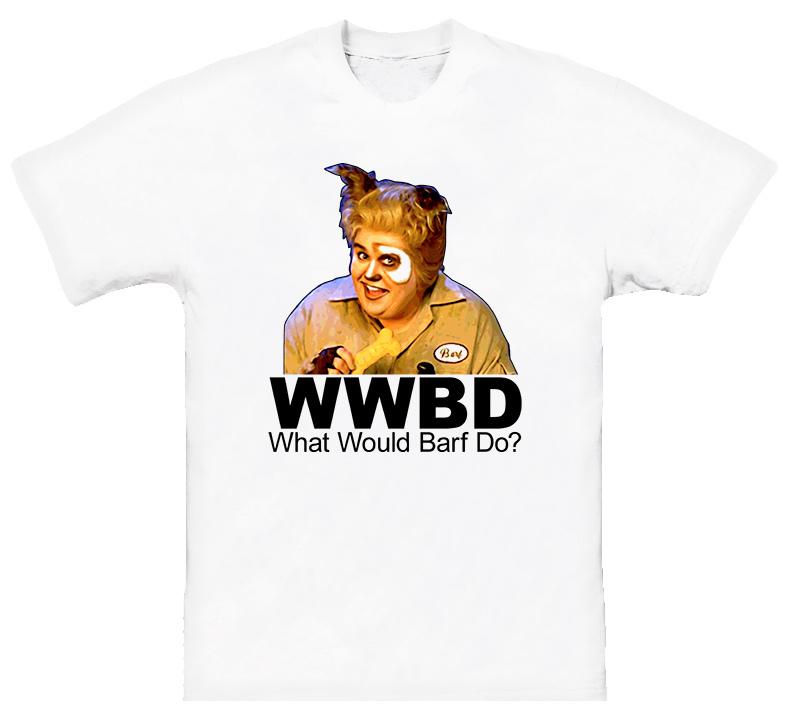 What Would Barf Do Spaceballs Funny Candy White T Shirt S