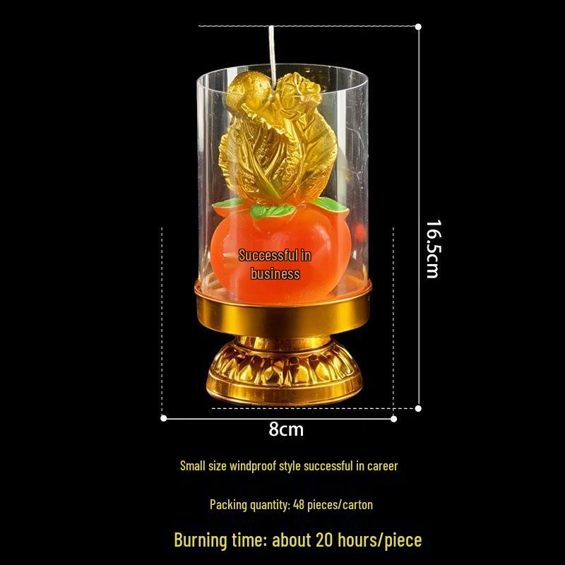 Handun Auspicious Windproof Lotus Candles