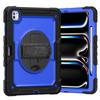 For iPad Pro 13-inch (M4) 2025, Military Grade Shockproof Protector Silicone Cover with Pencil Holder+Handle Shoulder Strap Case