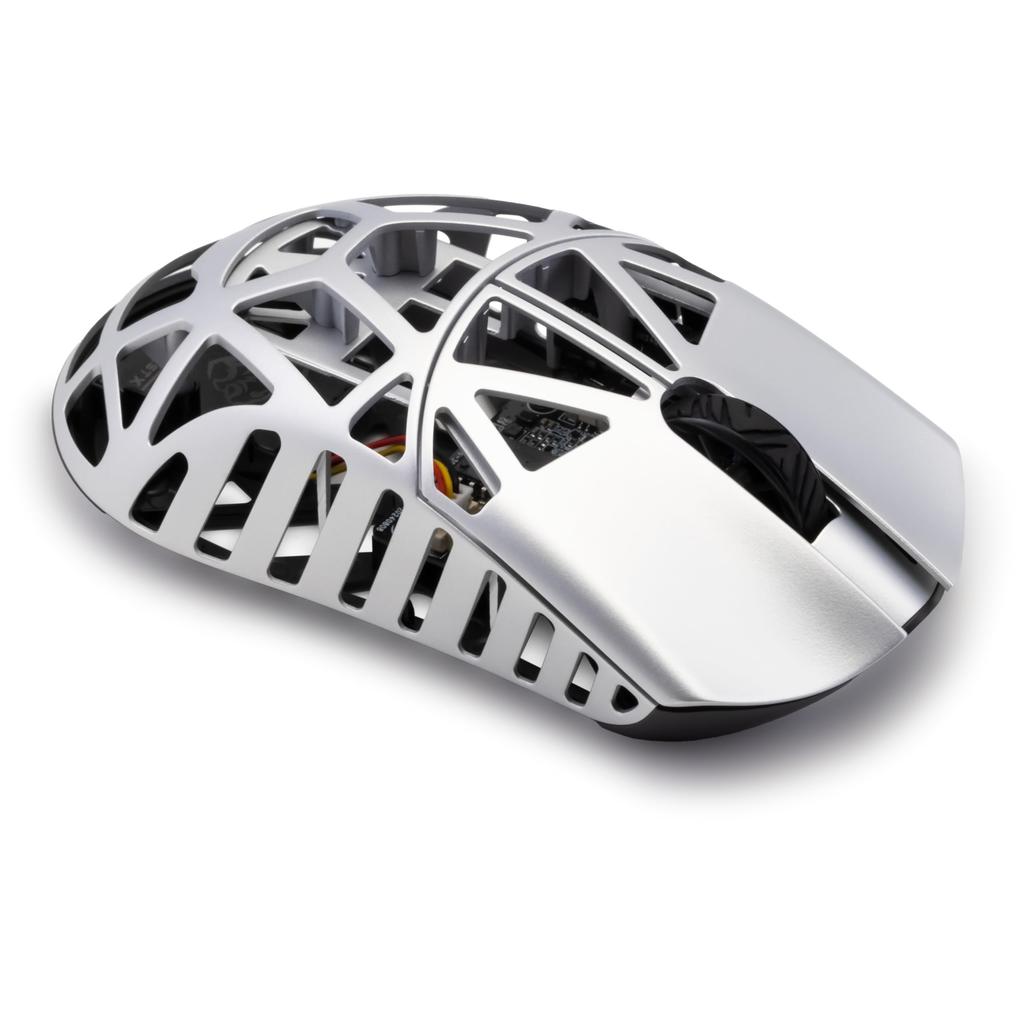WLMOUSE Beast X Pro Wireless Gaming Mouse with Side Ambidextrous 8KHz Polling Magnesium Alloy Lightweight PAW3950HS Sensor Japanese Holes, Design,